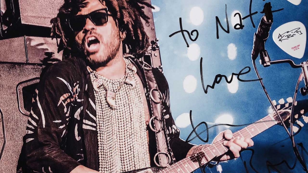 lenny kravitz bratislava podpis