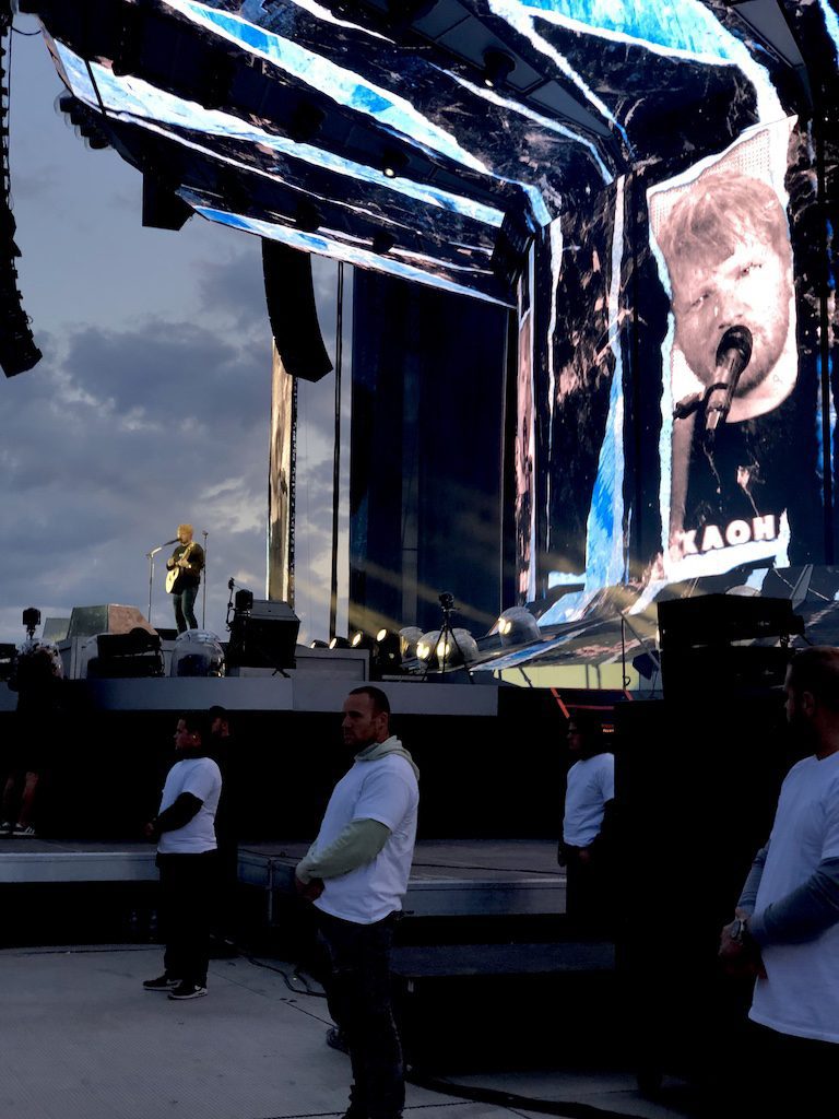 ed sheeran koncertoval v Prahe